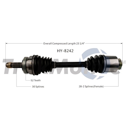 Surtrack Axle Cv Axle Shaft, Hy-8242 HY-8242